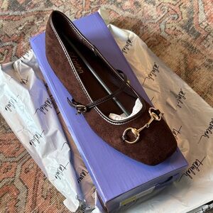 Talulah Brown Bit Mary Jane Flats